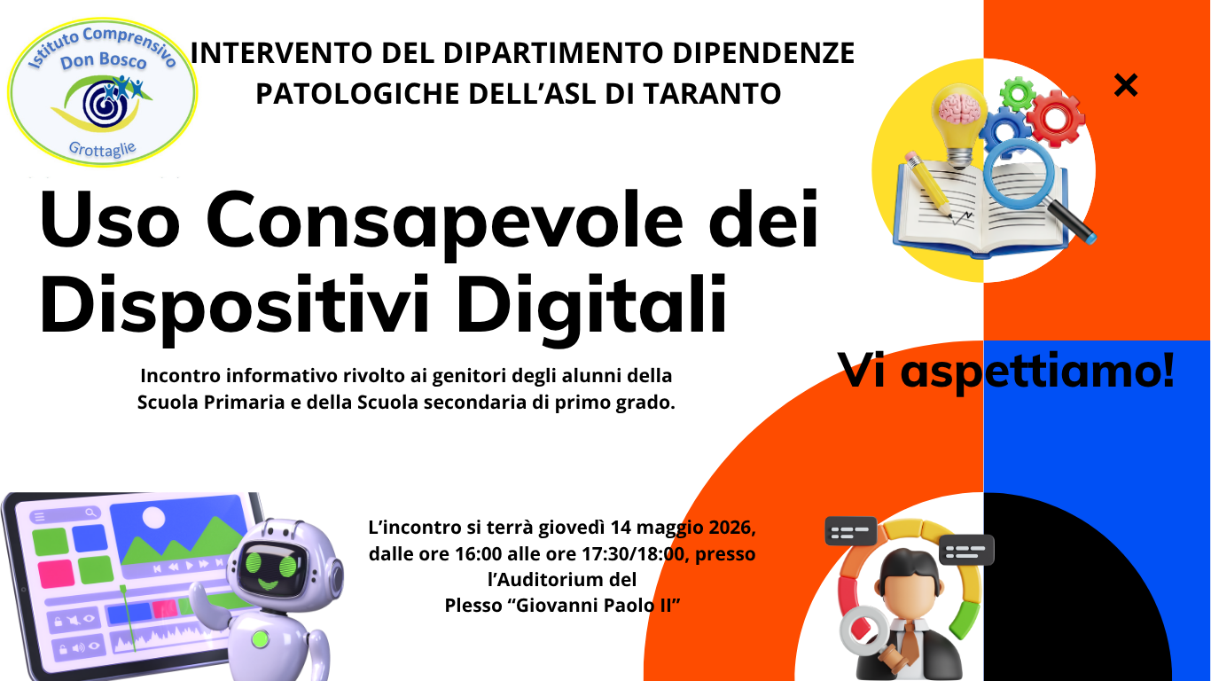 Incontro di sensibilizzazione sull’uso consapevole dei dispositivi digitali